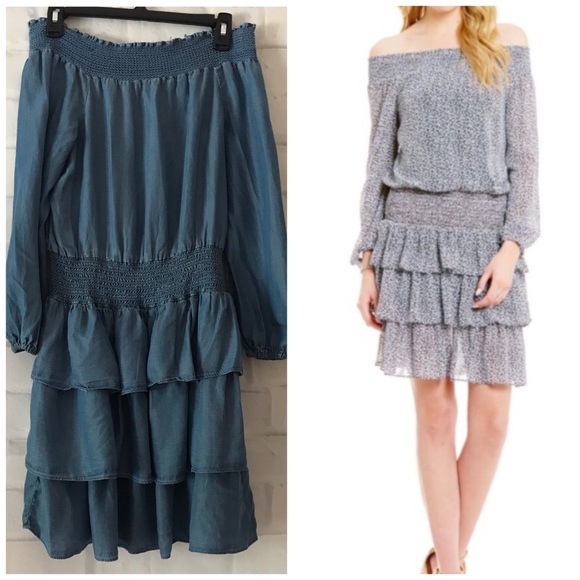 MICHAEL Michael Kors Dresses & Skirts - Michael Kors | Tiered Ruffle Sunari dress